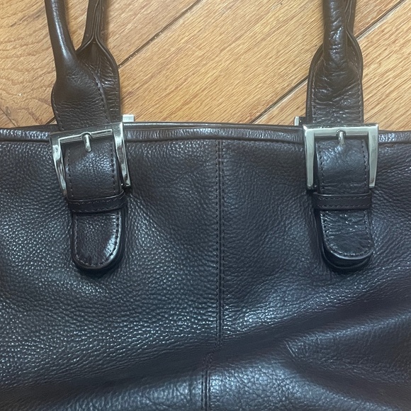 Vintage Brown leather Biacci New York bag - Picture 1 of 3